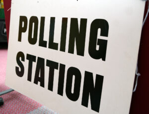 Polling Station Sign