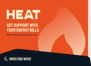 Heat - get support with your energy bills 08000929002